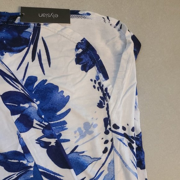 Elysian Blue & White Floral Pants - Picture 10 of 10